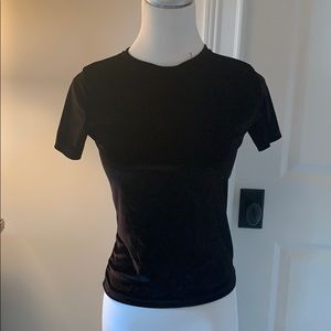 Brandy Melville velvet t shirt